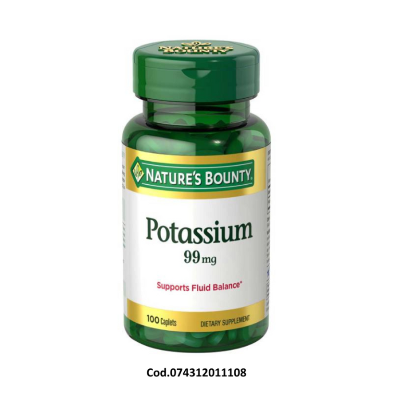 Potassium 99 mg, 100 cápsulas Tienda Online